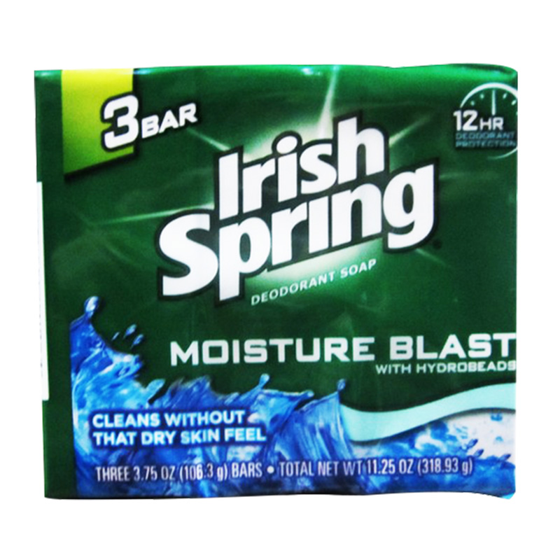 3.75OZ 3PK IRISH SPRING MOISTURE SOAP-18