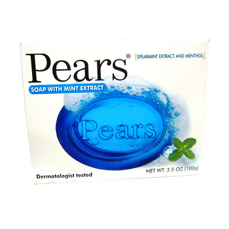 3.5OZ 45822  PEARS SOAP MINT (BLUE)-48