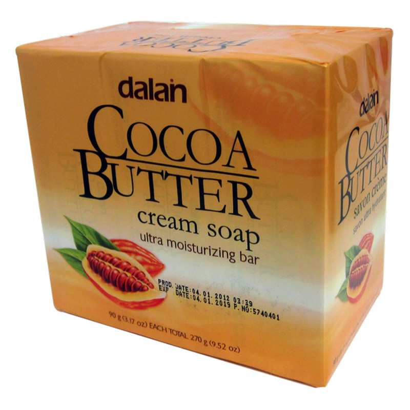 DALAN COCOA BUTTER SOAP 3.17OZ 3PK-24